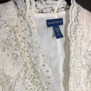 Beaded Dinner Topper Dress Jacket